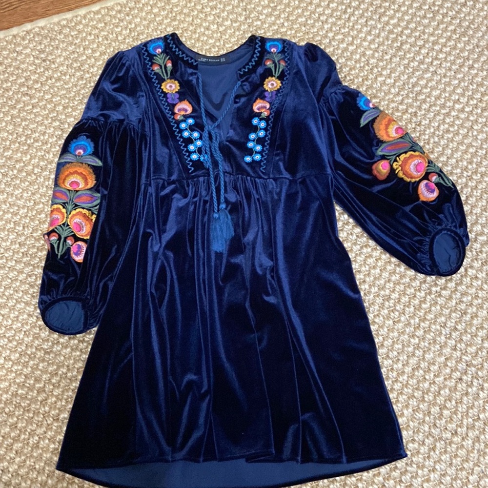 Zara embroidered tunic